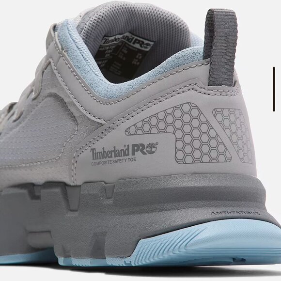 NEW Women's Timberland PRO Composite Toe Work Sneaker Gray Blue 7 Wide $125 [jb] - Picture 6 of 15